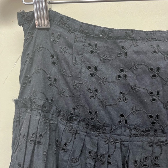 NWT A line embroidered  cotton skirt - Picture 3 of 10